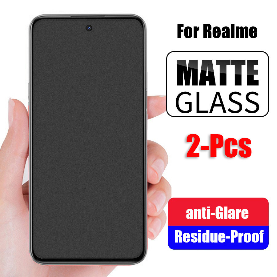 ฟิล์มกระจกนิรภัย แบบด้าน สำหรับ Realme 15 15T 14 14T 14X 13 12 11 10 9 8 6i 6 7 7i 5 5i 3 Pro C11 C12 C15 C17 C20 C20A C21 C21Y C25 C25S C25Y C31 C30 C30S C35 C51 C53 C55 C67 C65 C63 C61 C71 C75 C75X Note 70 60 50 Narzo 50 50i 30A 20 Pro