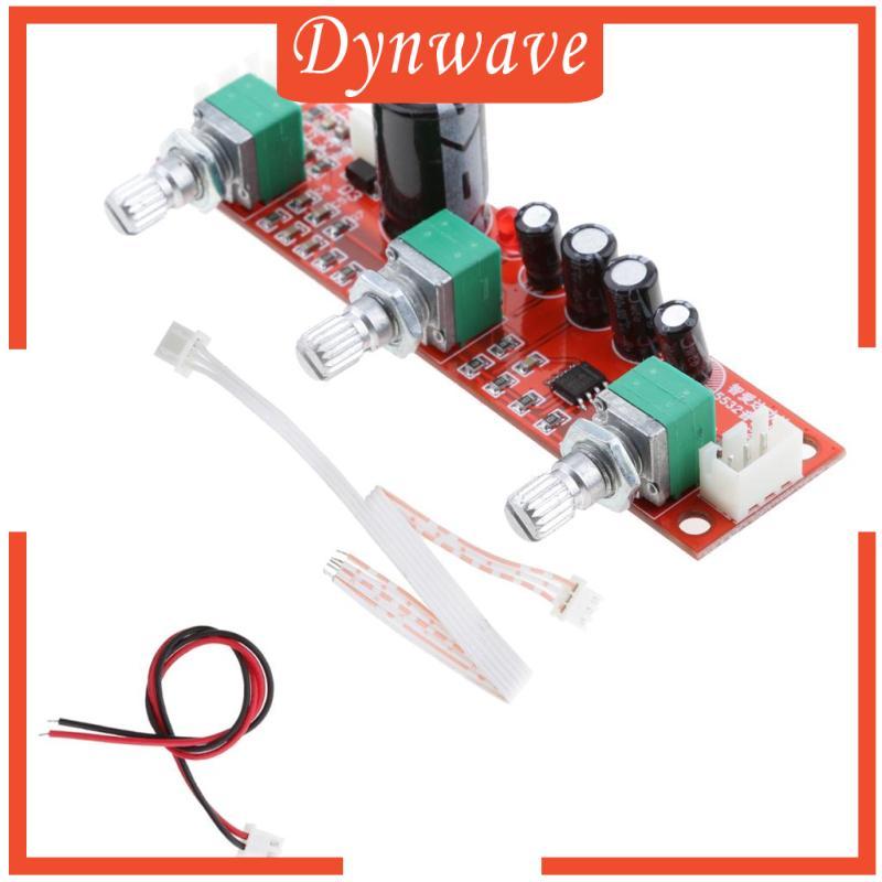[Dynwave] NE5532 เครื่องขยายเสียง Preamp Board Bass/Treble Volume Control Preamp