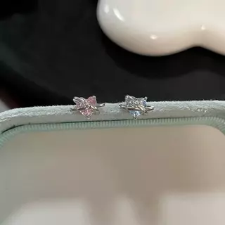 Jinjoo จิวต่างหูหัวใจ รุ่น Nebula Heart Studs ก้านหนา 0.8 mm. สแตนเลส316