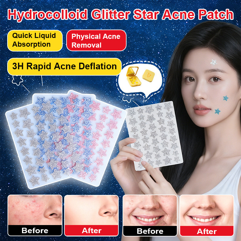 Star Glitter Patch Collagen Acne Patch Sticker Glitter Collagen Patch