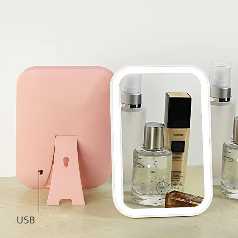 [Folding LED makeup mirror]Intelligent LED makeup mirror, foldable makeup mirror, high-definition mi