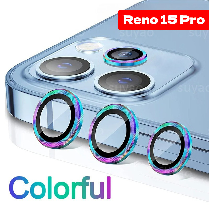 สําหรับOppo Reno 15 Pro Max ProMax 15F 15Pro 14 14F 5G 2025 Eagle Eyeกล้องเลนส์ฟิล์มHD ClearกระจกนิรภัยโลหะReno15Pro Reno15ProMaxแหวนProหน้าจอ