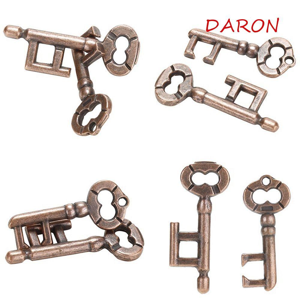 DARON Key Puzzle Alloy Brain Teaser IQ Test ของเล่นอัจฉริยะ