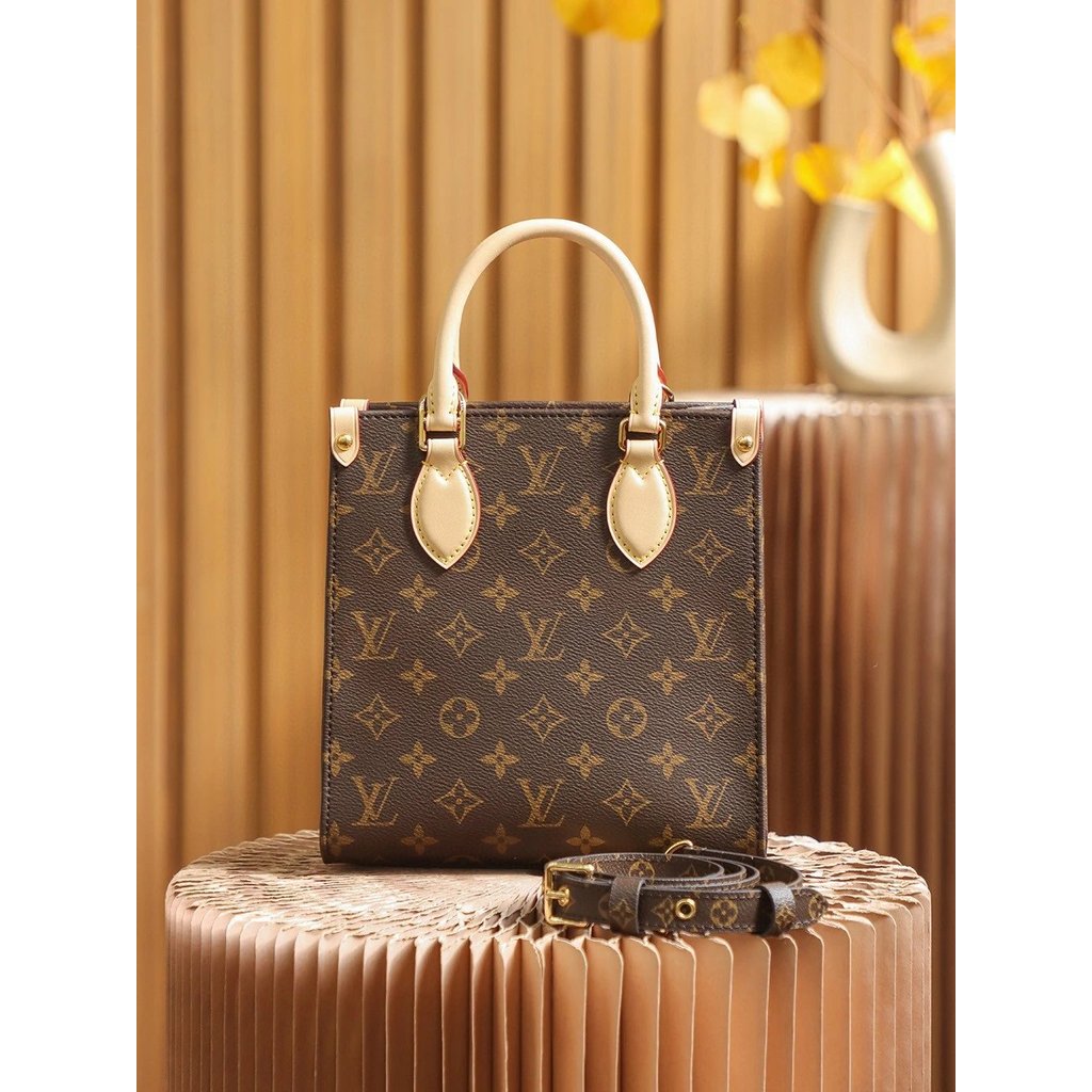 Louis Vuitton กระเป๋าสะพายข้างสไตล์เปียโน Sac Plat | กระเป๋า Mini Piano Score สำหรับผู้หญิง