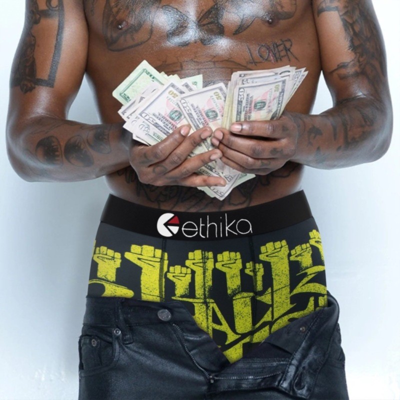 Ethika Mens European Boxer Breathable Silky Non-Sense ชุดชั้นในชายกางเกงปั่นจักรยาน