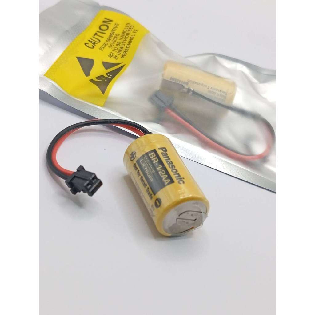 สินค้าแบรนด์แท้ BR-1/2AA แจ็คดำ  แบตเตอรี่ลิเธียมอุตสาหกรรม BR-1/2AA ลิเธียม (Primary Lithium)