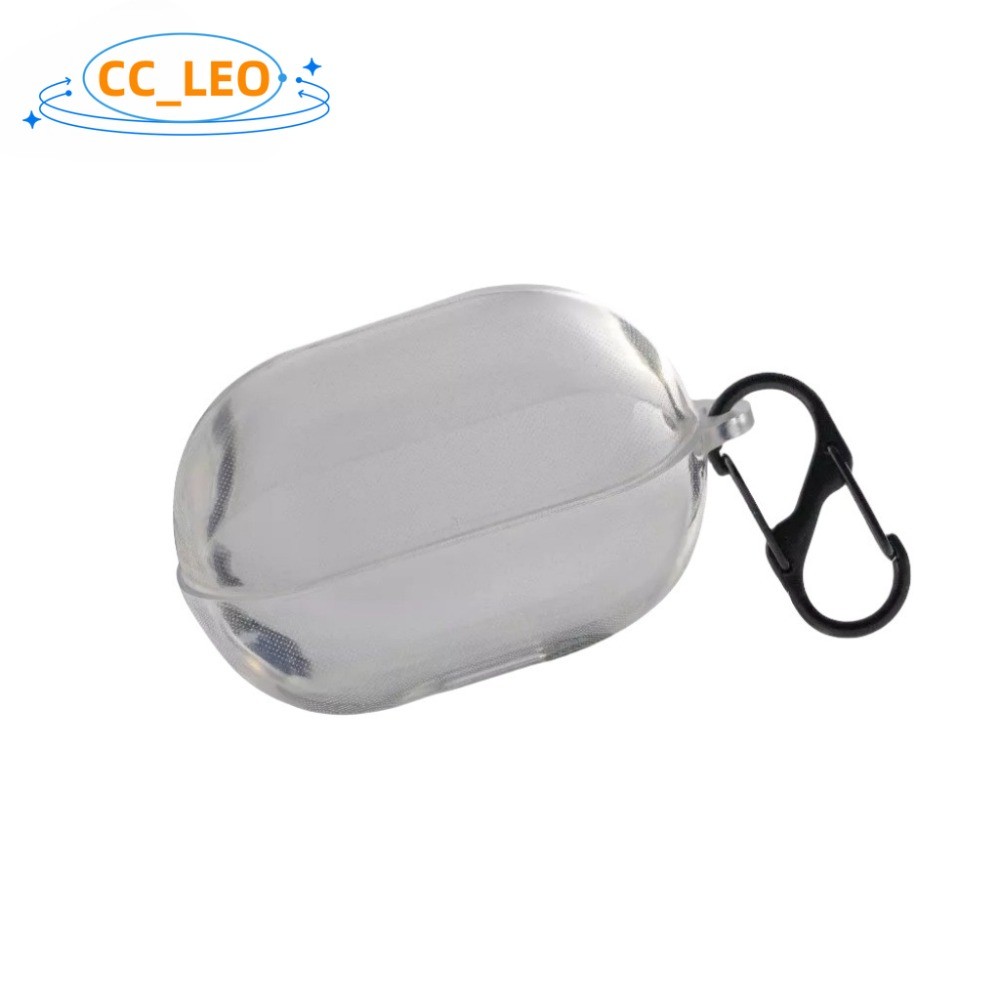 Suitable for SoundPeats H3 Case Transparent TPU Soft Case Cute Lanyard Pendant for SoundPeats H3 Shockproof Shell Protective Sleeve with Hook
