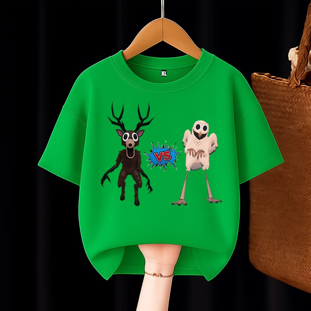 เสื้อยืด 99 NIGHTS IN THE FOREST THE DEER VS THE OWL CHILDRENS เสื้อยืดฟรี CUSTOM NAME S-5XL