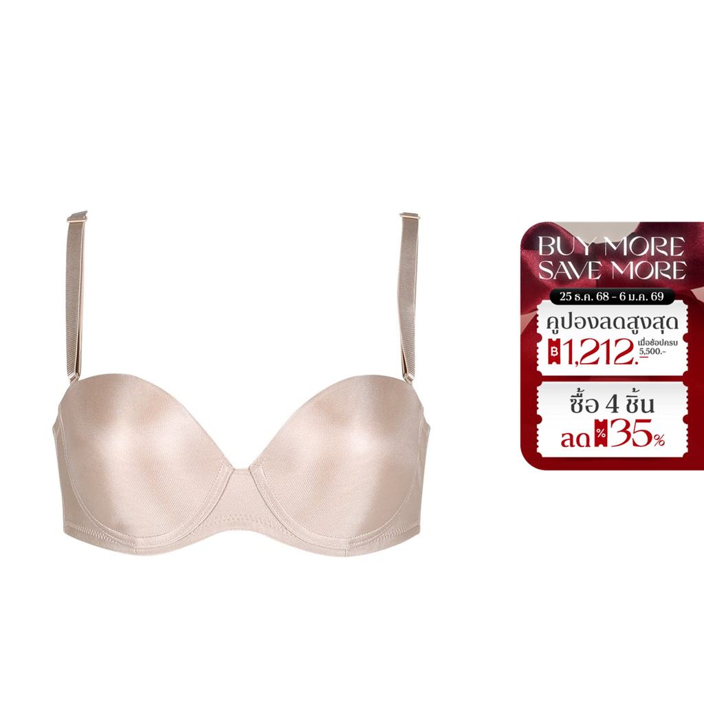 Triumph เสื้อชั้นในมีโครง เสริมดันทรงแบบครึ่งทรง แผ่นดันทรงถอดออกได้ รุ่น Maximizer 025 MDS รหัส 100