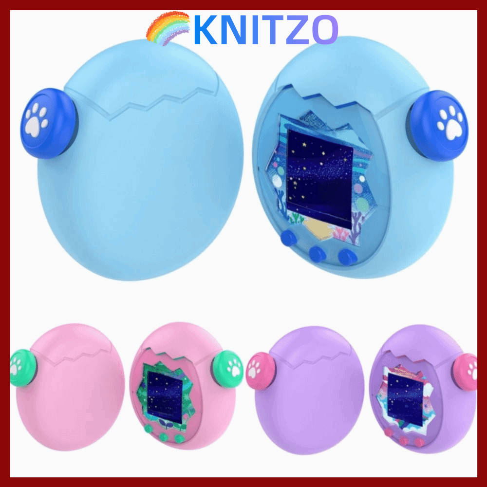 จัดส่งจากประเทศไทยซิลิโคนKNITZO, ฝาครอบป้องกันป้องกันการหล่น, Soft Shell กันลื่นบางเฉียบสําหรับอุปกรณ์เสริมเกม Tamagotchi Paradise