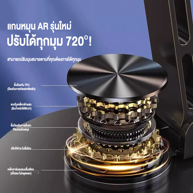 ขาตั้งโทรศัพท์/แท็บเล็ต หมุน360° ปรับมุมได้ พกพาสะดวก พับเก็บง่าย เหมาะทุกสถานการณ์ ราคา ถูกที่สุด ดีลบีเคเค แกลเลอรีภาพที่ 5