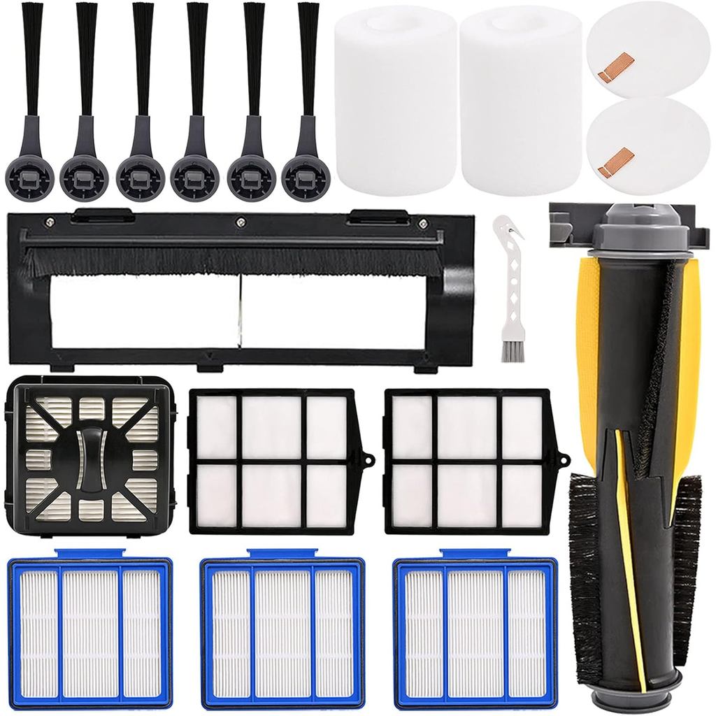 16 แพ็คอะไหล่สําหรับ Shark IQ R101AE RV1000AE AV911s RV912S AV1002AE AV911S UR1000SR UR1005AE QR1000