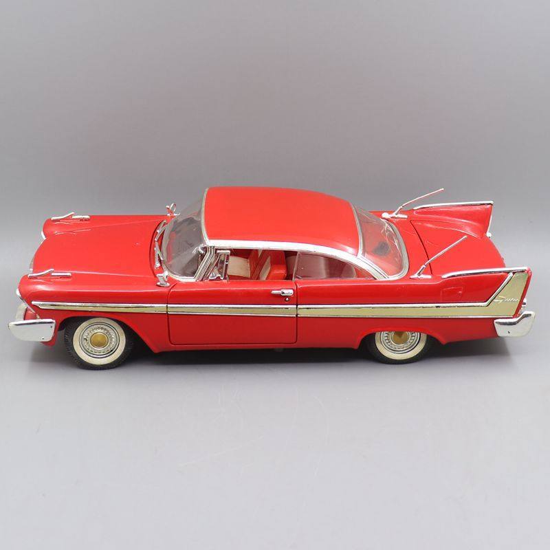 พร้อมส่ง ของแท้ MOTORMAX1/18 Plymouth 1958FURY รถจําลองโมเดลผลิตภัณฑ์สําเร็จรูป