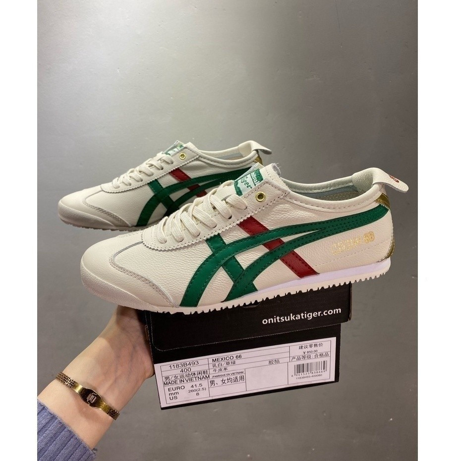 รองเท้าผ้าใบผู้ชาย Asics Onitsuka Tiger Mexico 66 ของแท้ YLZV