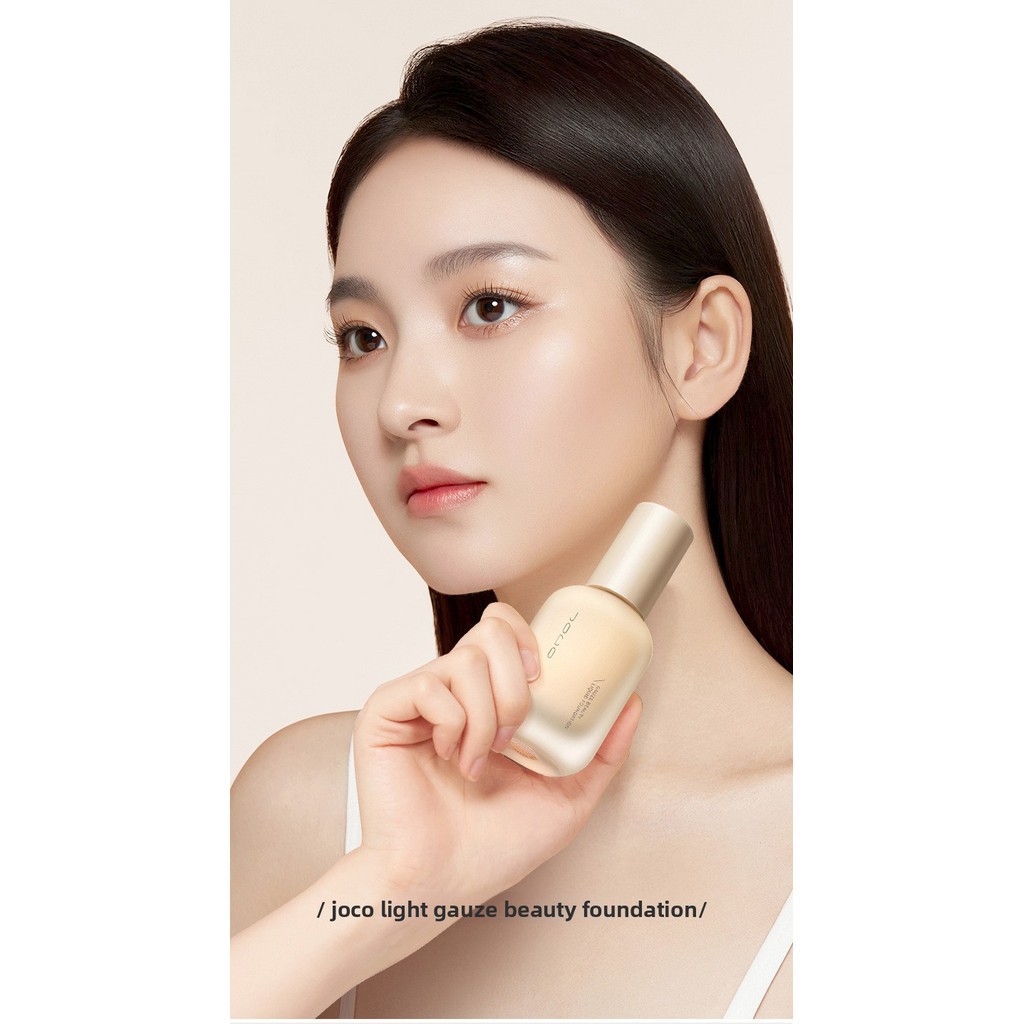 JOCO Light Gauze Beauty Skin Liquid Foundation คอนซีลเลอร์ควบคุมความมันกันน้ํา Non-Take-Off Non-Stic