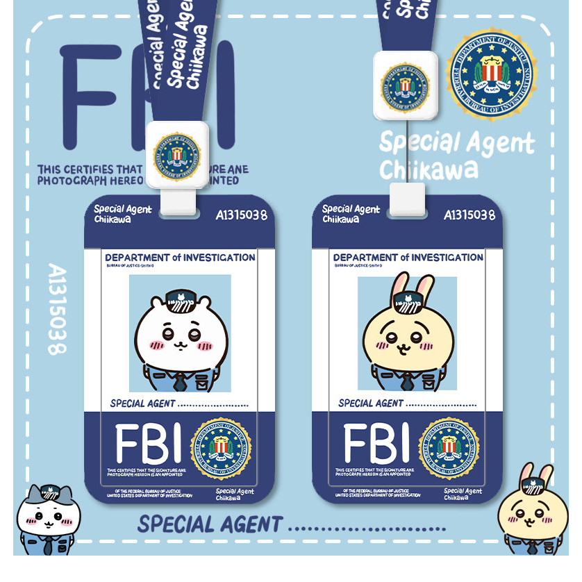 Chiikawa Themed Card Holder กระเป๋าสตางค์น้ําหนักเบาสําหรับนักเรียนและพนักงานออฟฟิศ