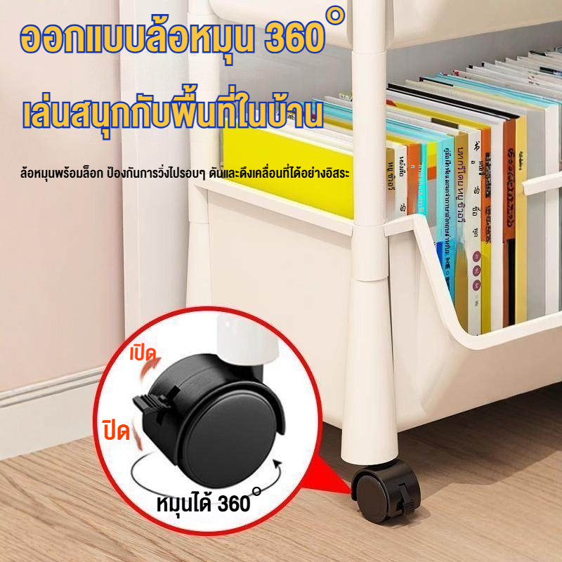 WiSE ชั้นเก็บของ ลิ้นชักเก็บของ พลาสติก ชั้นเก็บของเอนกประสงค์ ใต้โต้ะทำงาน กันน้ำกันฝุ่น ประหยัดพื้นที่ - รูปที่ 6