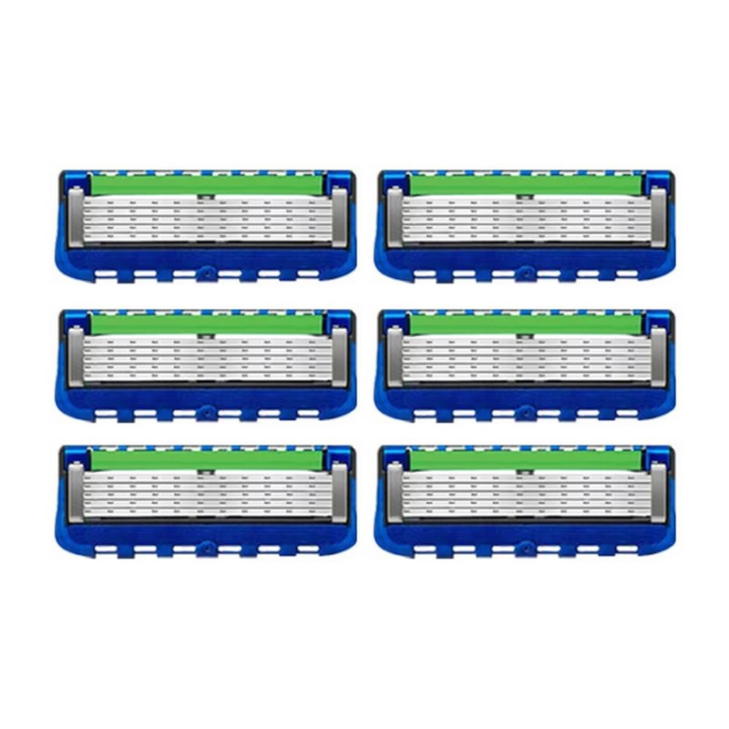 Gillette ProGlide หัวมีดโกนเข้ากันได้กับ Gillette Fusion Raozrs 6 ชิ้น