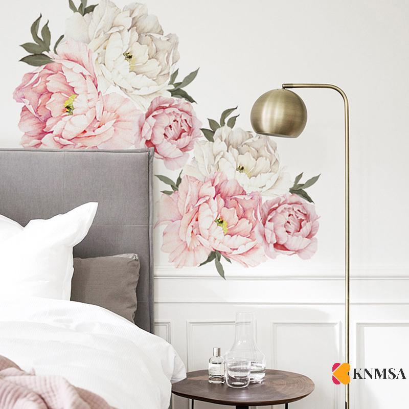 KNMSA] peony flower Wallneck เครื่องประดับตกแต่งบ้านห้องนั่งเล่นห้องนอนตกแต่งสเดิมเดิมnnnคอเต่ามค