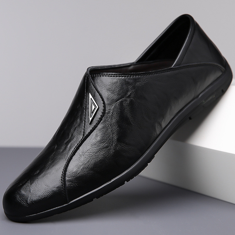 คุณภาพสูง Handmade รองเท้าสําหรับชายน้ําหนักเบาแฟชั่น Loafer Men รองเท้าไม่มีส้นรองเท้าผู้ชายรองเท้า