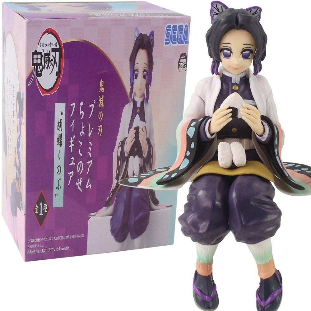14 ซม.Anime Demon Slayer Kochou Shinobu ยืน PVC Action Figure Kimetsu ไม่มี Yaiba Tanjirou Nezuko ขอ