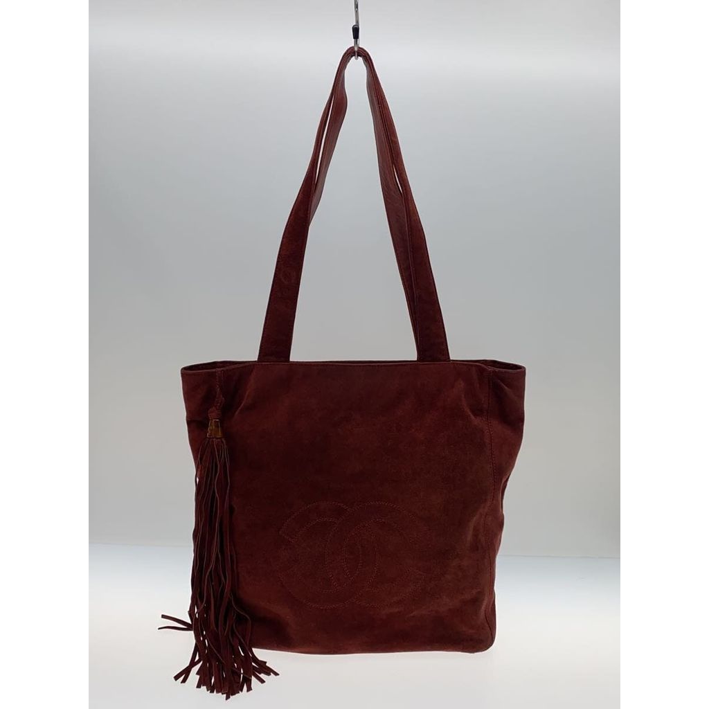 CHANEL others bags Suede Bordeaux plain Direct from Japan Secondhand