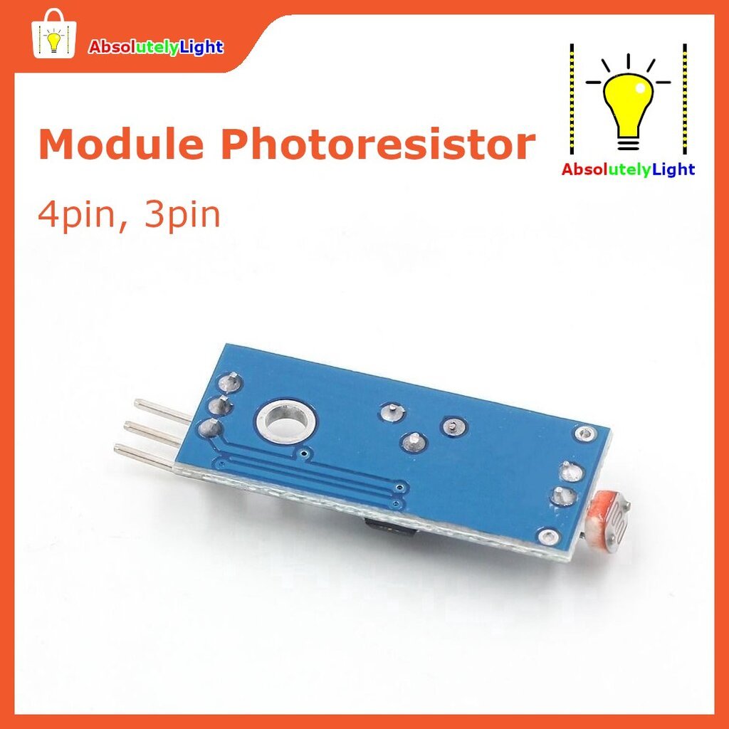 โมดูลเซนเซอร์ตรวจจับค่าแสงสำหรับ Arduino หรืองาน DIY ทั่วไป 4pin, 3pin - รูปที่ 4
