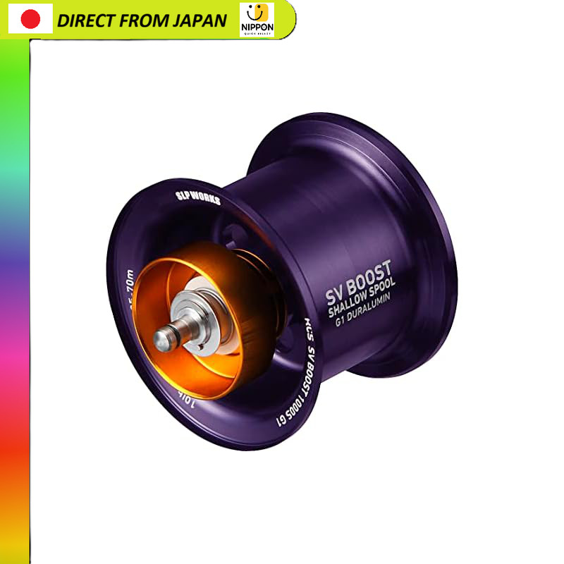 รอก Daiwa SLP WORKS RCSB SV BOOST 1000S สีม่วง G1 ขนาด Φ34 มม. น้ำหนัก 11 กรัม ของแท้ แท้ ของสะสม ไอ