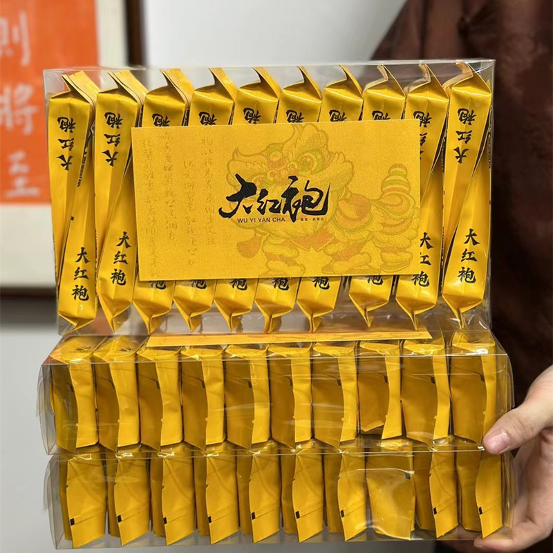 เลือกอย่างเข้มงวด Zhengyan Dahongpao Wuyi Mountain Rock Tea Rock Bone Floral Tea Rock Rhyme ดื่มของต