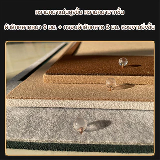 กระดานสักหลาด cork board 3 ชิ้น พร้อมหมุด ตกแต่งห้อง/ออฟฟิศ ปักโน้ตได้ ติดตั้งง่าย