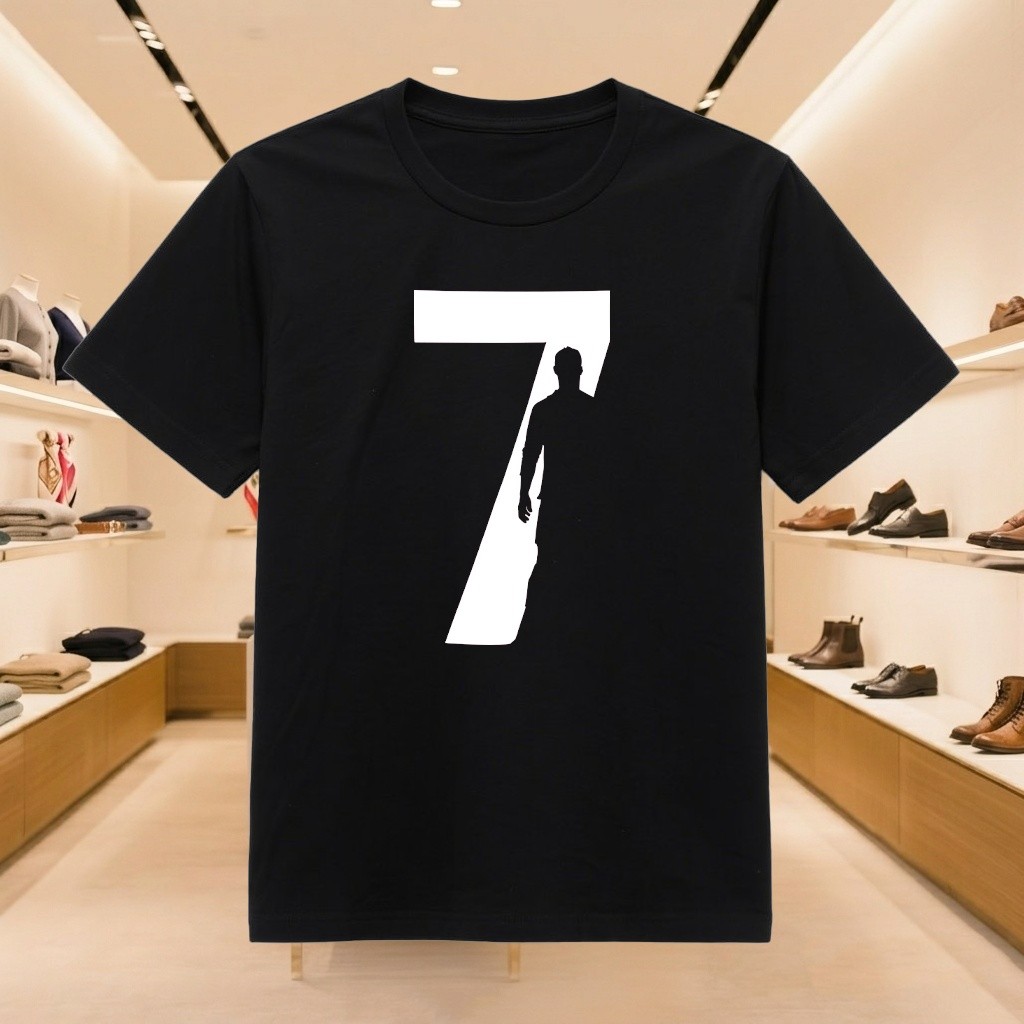 เสื้อยืด CR7 Logo Aesthetic Streetwear, เสื้อ Cool Legend, วัสดุเย็น, ไม่ร้อน