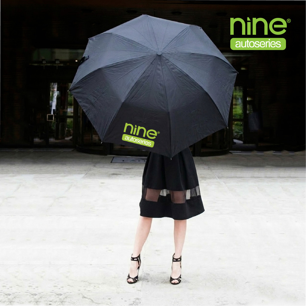 NINE MERCHANDISE ร่มพับโลโก้สินค้า Nine Exclusive - NINE AUTOSERIES