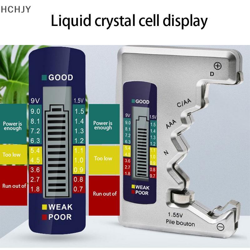 Hchjy เครื่องทดสอบความจุแบตเตอรี่อเนกประสงค์สำหรับ Li-Ion, AA, AAA, C, D, 9V เซลล์ th ราคา ถูกที่สุด ดีลบีเคเค แกลเลอรีภาพที่ 3