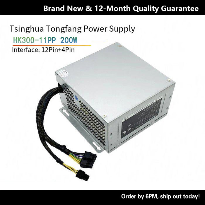 Tsinghua Tongfang แหล่งจ่ายไฟ 12 พิน FSP300-40AHBAA GW-CDM200SDA HK400/HK300-11PP