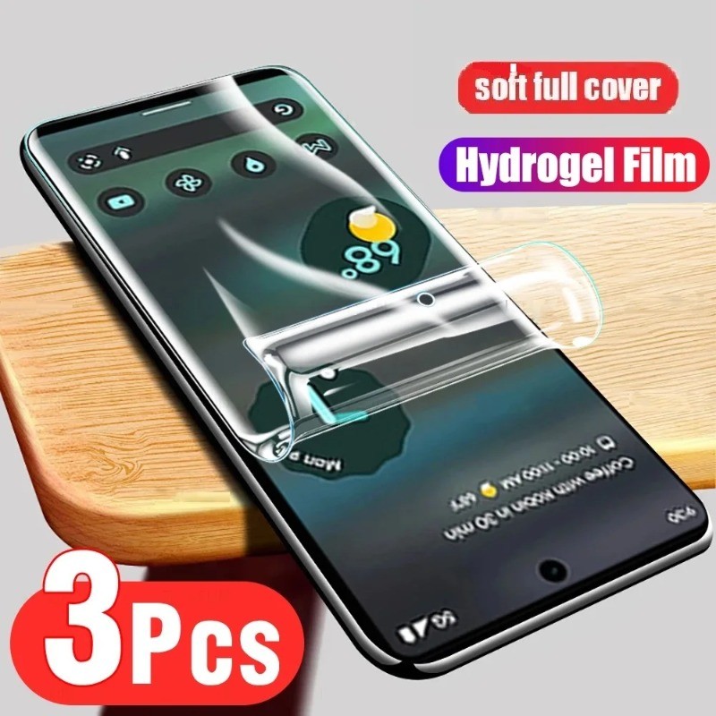 3 ชิ้นความเป็นส่วนตัว Hydrogel ฟิล์มสําหรับ Google Pixel รูปที่ 5