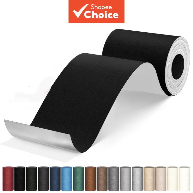 ผ้าลินินซ่อมเทปกาวตนเองหลายสีแพทช์สําหรับเสื้อผ้าผ้าม่านเฟอร์นิเจอร์ 4X79In 1 PC