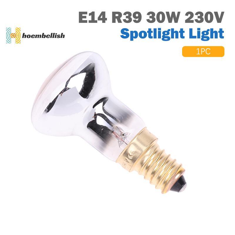 <Hembellish> 1Pc เปลี่ยนโคมไฟลาวา E14 R39 30W 230V Spotlight สกรูในหลอดไฟ Clear Reflector Spot หลอดไ