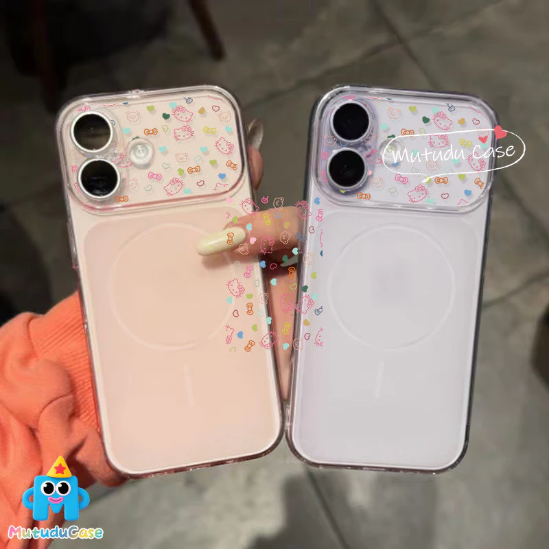 เคสแม่เหล็ก ลายแมวการ์ตูน สำหรับ iPhone 11 12 13 14 15 16 17 Pro Max Plus thumbnail 10