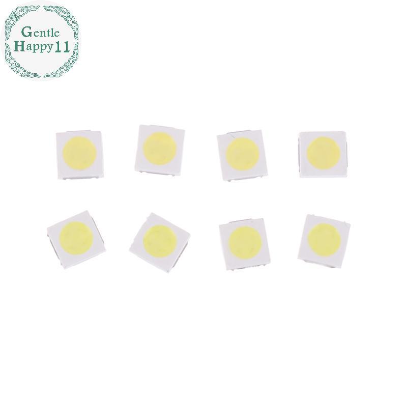 GentleHappy 100 ชิ้นสําหรับ Balight High Power LED 2W 3.0-3.4V/6.0-6.4V 3030 94LM Cool White LCD Bal