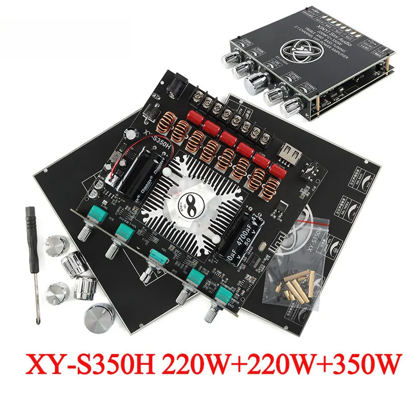 XY-S350H App Control 220Wx2 + 350W บอร์ดเครื่องขยายเสียง TPA3251D2 2.1 Dual Channel Bluetooth-เข้ากั