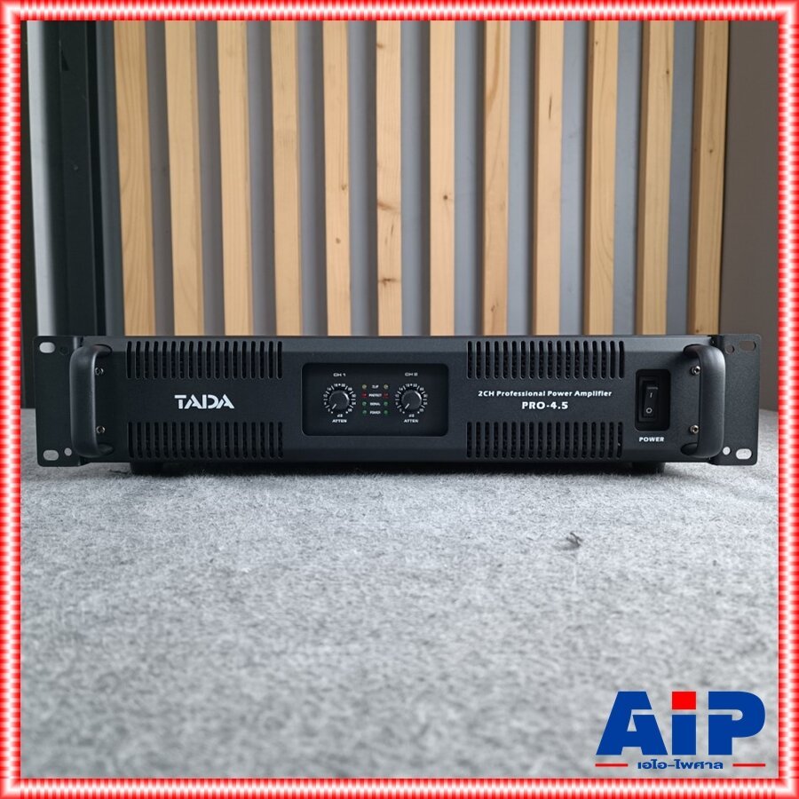 Tada Pro-4.5 Dual Channel Power Amplifier 2x450 W @ 8ohm Class D Tada pro4.5 P