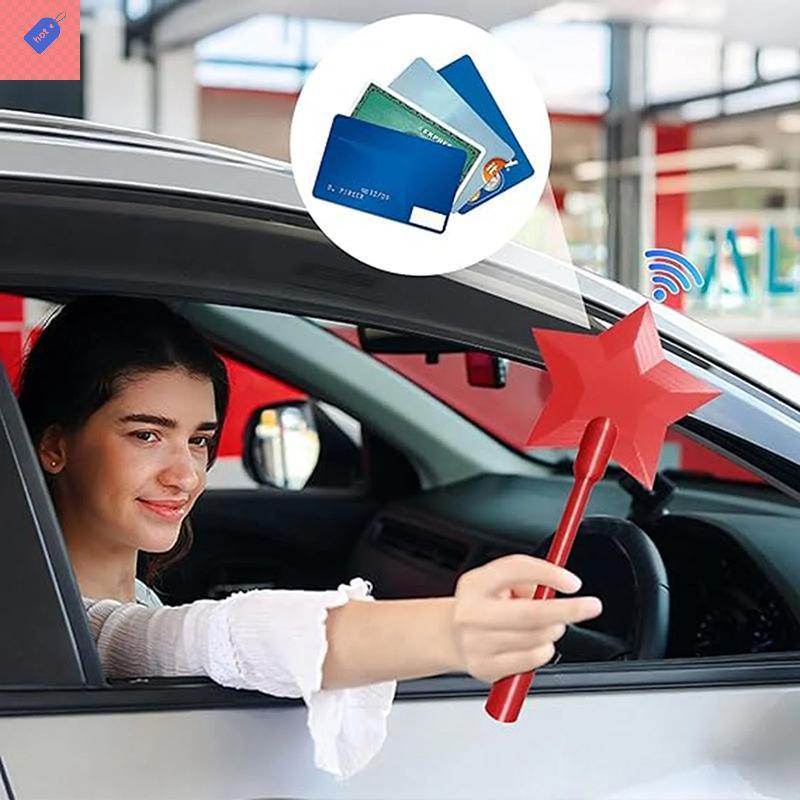 ALIK 1 ชิ้น 3D พิมพ์ Star Wand Tap To Pay Star Magic Wand แบบพกพา Contactless การชําระเงินผู้ถือบัตร
