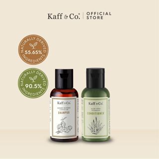 Kaff & Co. หนังศีรษะมัน ลีบแบน ฟื้นฟูผมร่วง แห้งเสีย แชมพูขิ…