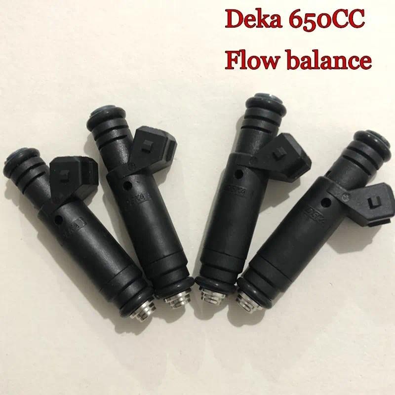 4 ชิ้น 630cc FI114961 หัวฉีดน้ํามันเชื้อเพลิงหัวฉีดสําหรับ Siemens Deka EV1 60LB BMW VW Ford Dodge T