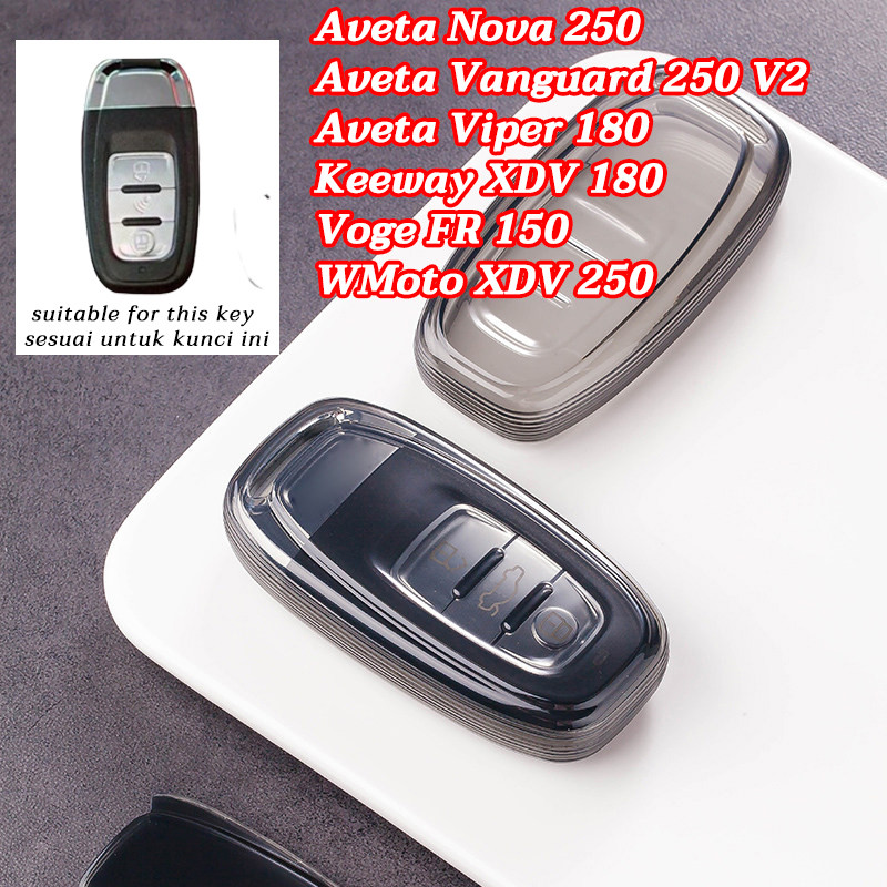 Aveta Nova 250 Vanguard 250 V2 Viper 180 Keeway XDV 180 ฝาครอบกุญแจ Voge FR 150 WMoto XDV 250 2025 รถจักรยานยนต์กรณี 2026 ผู้ถือกุญแจ