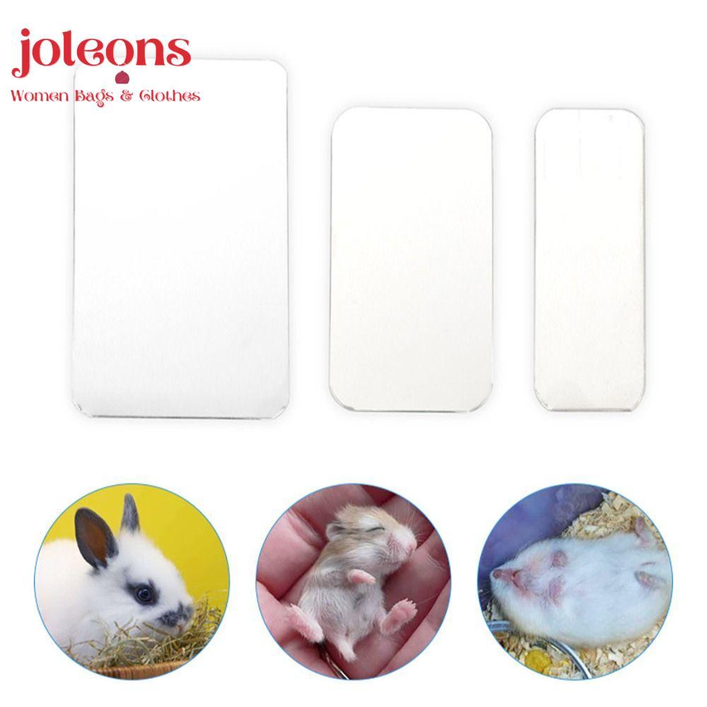 JOLEONS Pet Cooling Board, Cool Silver Hamster Cooling Board, Hamster Rabbit Supplies Aluminium- pla