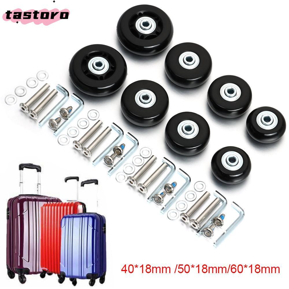 TASTORO กระเป๋าเดินทาง ล้อทนทานและเงียบ รองรับล้อขนาด 40 มม., 50 มม., และ 60 มม.