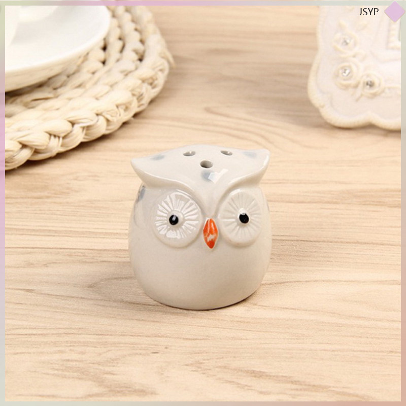 Owls Kitchen Spice Container โถปรุงรสเซรามิก Item 2 ชิ้น junshaoyipin