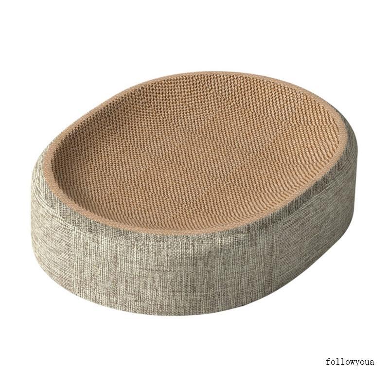 Fol Ergonomic Oval Cats Scratching Post Bed สําหรับเพิ่มที่พักนอน