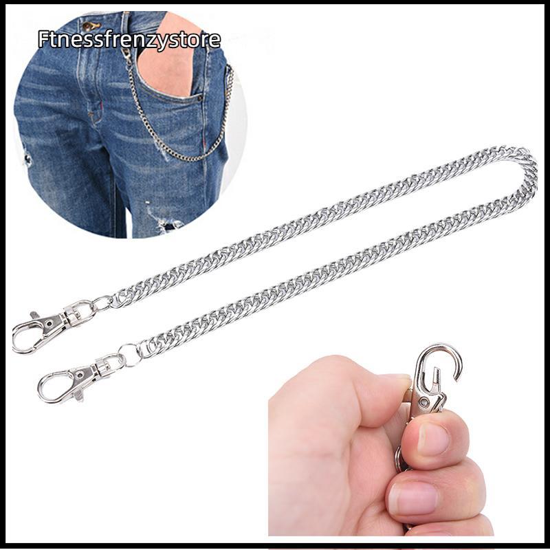 [FF] Punk Long Wallet Belt Chain Pants Hipster Pant Jean พวงกุญแจ Hip Hop Jewelry [TH]
